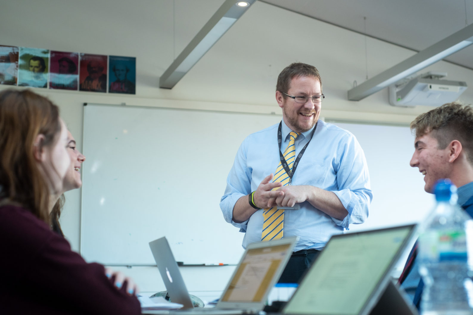 Dr Jim Panton teacher of Politics and Economics at Magdalen College School Oxford