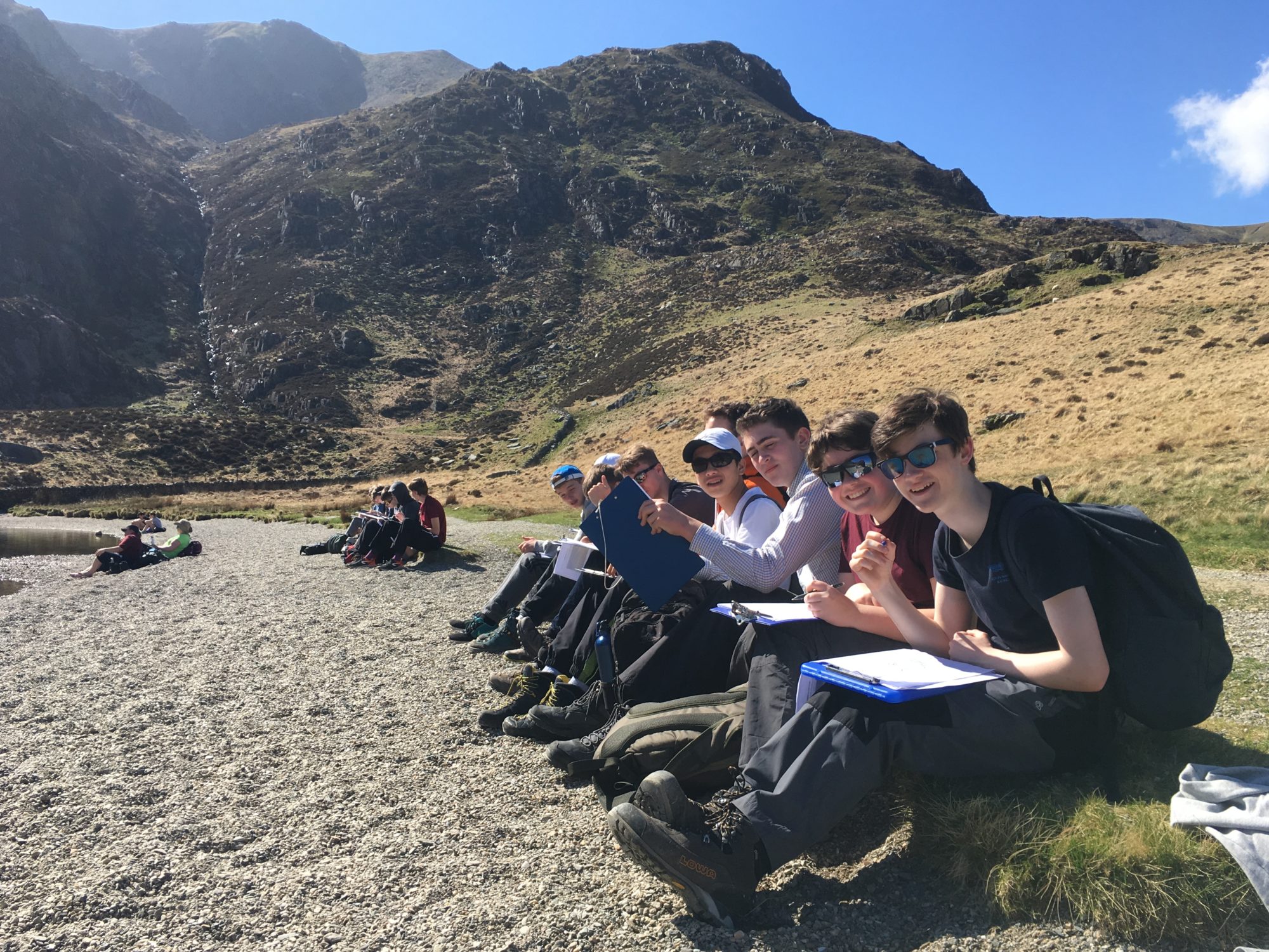 Magdalen College School pupils on Geography school trip