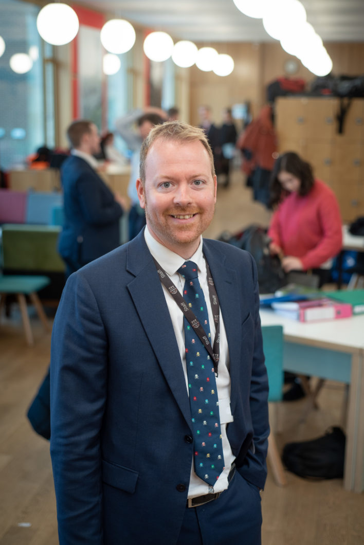 Dr Colin Pearson, Magdalen College School Head of Sixth Form