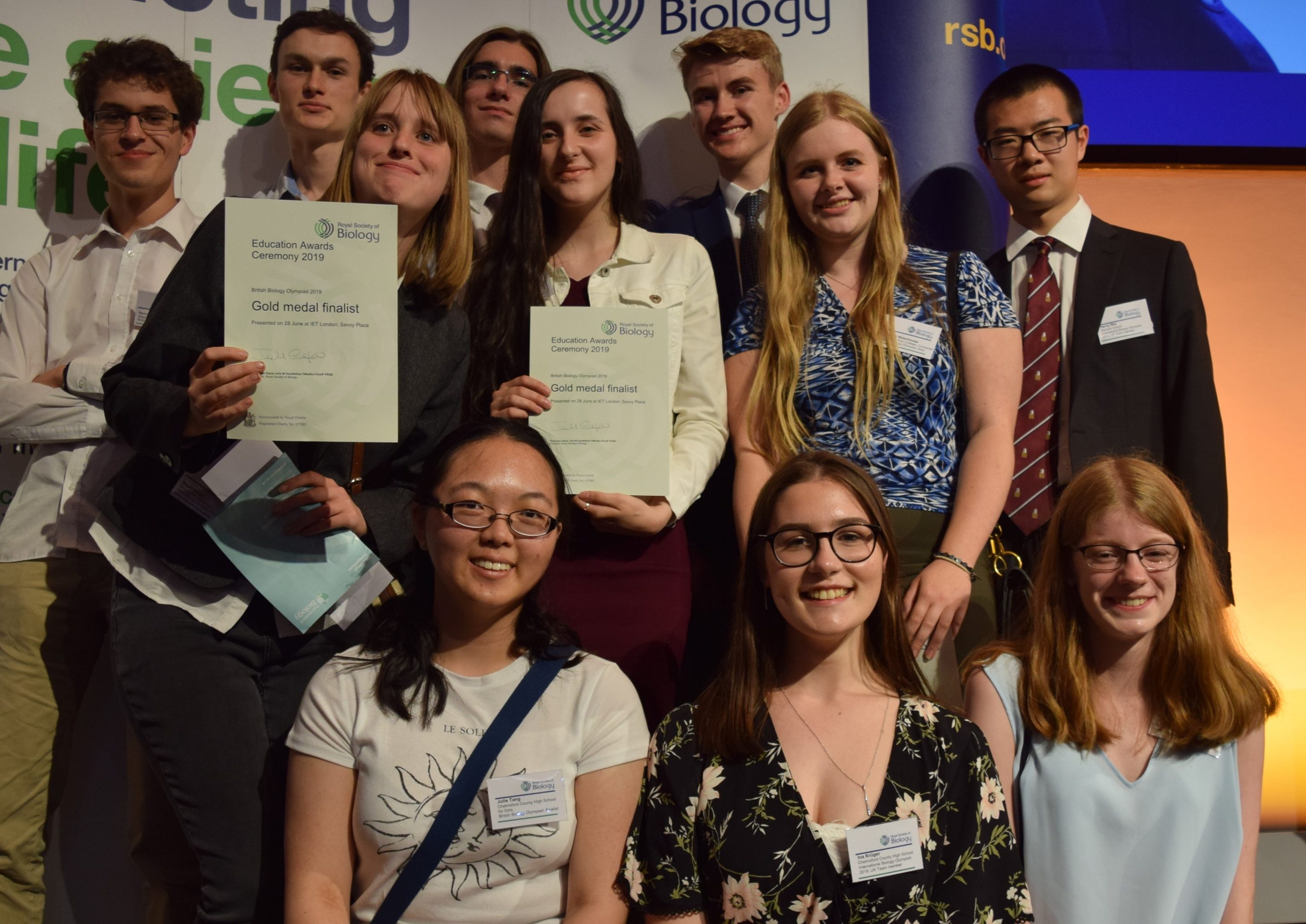 Mcs top school at british biology olympiad magdalen college school