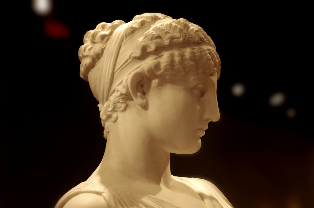 Head Of Greek Statue Of Woman With Headband