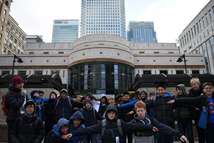 Pupils from Magdalen College School Oxford Visit London Docklands