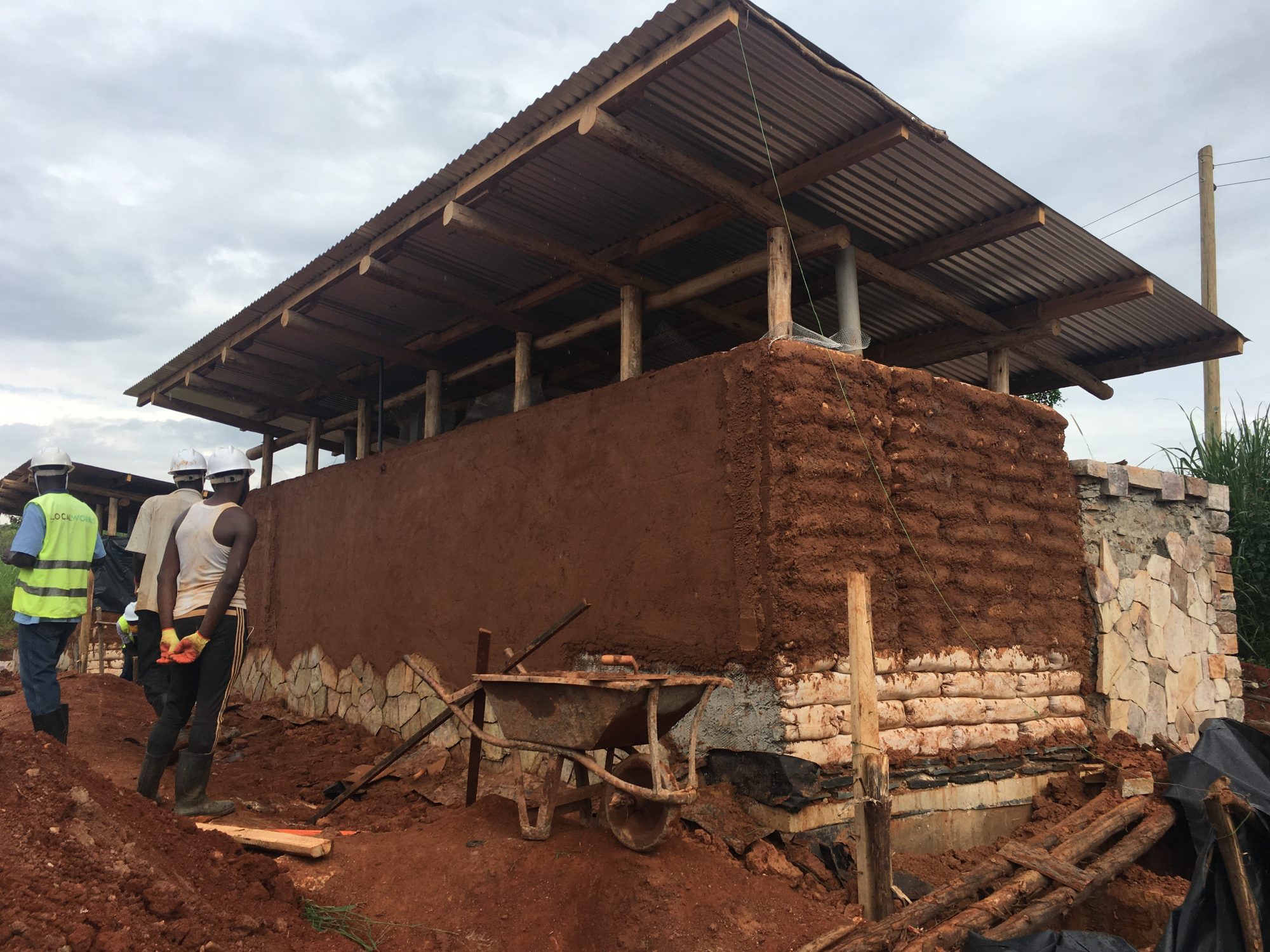 Mustardseed School building in progress, partner primary of Magdalen College School Oxford