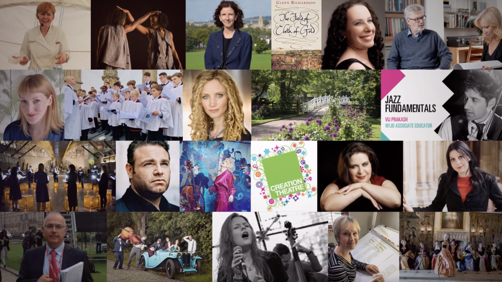 Oxford Festival of the Arts 2020 Artists Montage