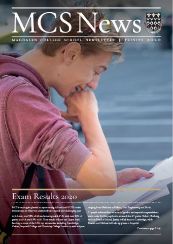 Magdalen College School Newsletter Trinity Term 2020