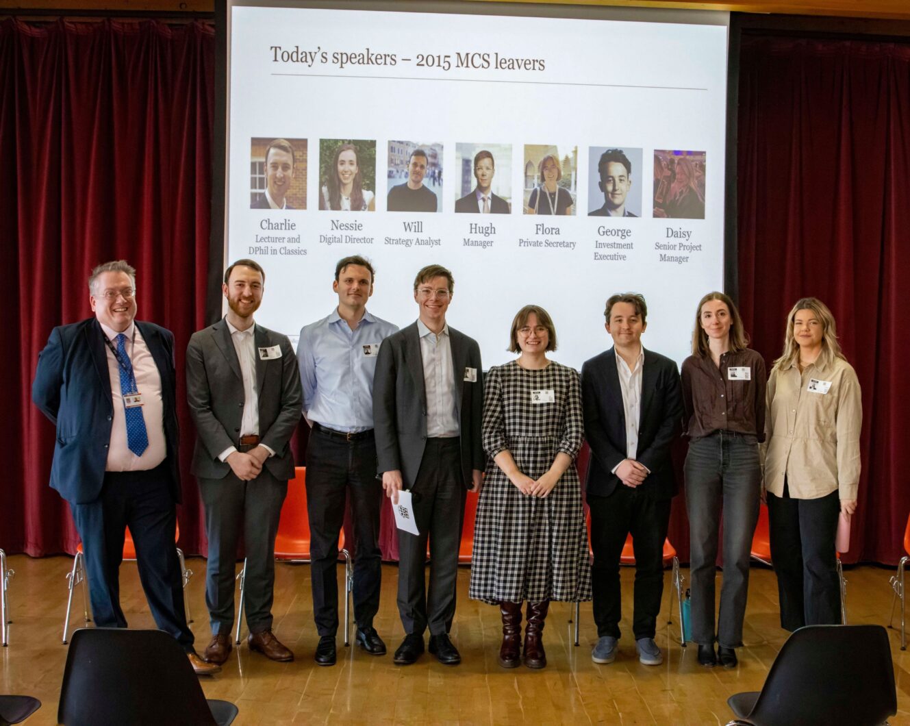 Mcs Org Chart Ten years on: Class of 2015 speak to pupils - Magdalen College School